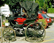 Старый конный экипаж